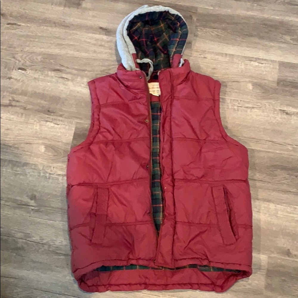 Weatherproof hooded vest